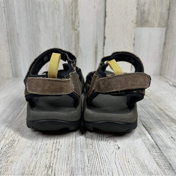 Teva Sandals Mens Brown Suede Katavi 2 Sport Adjustable Hook & Loop Straps #1331 - Picture 7 of 12